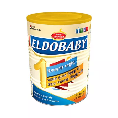 Eldobaby 1 Infant Formula With Iron (0-6 M) 400 gm